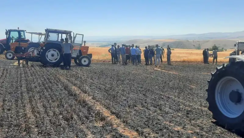 Yozgat'ta Tarımsal Felaket: 100 Dönüm Alan Kül Oldu