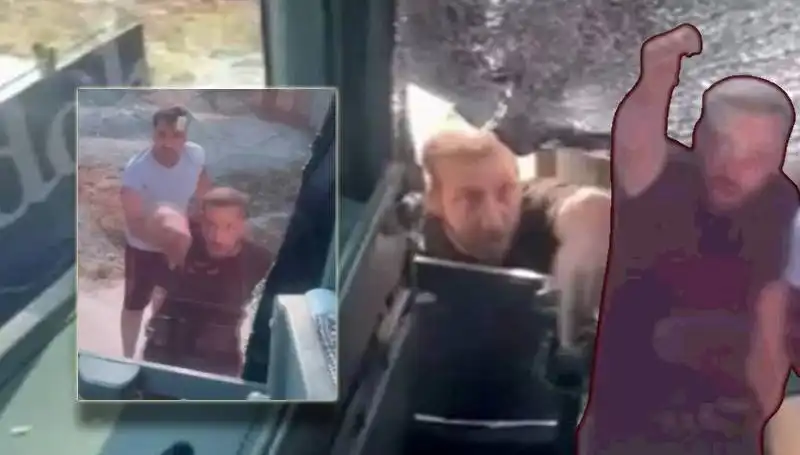Turist Otobüsüne Taşlı Saldırı: Şoför Yaralandı, Panik İçinde Kaçtılar