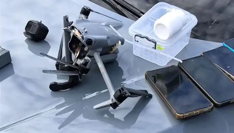 Uyuşturucu Taşımak İçin Kullanılan Drone Düşürüldü!
