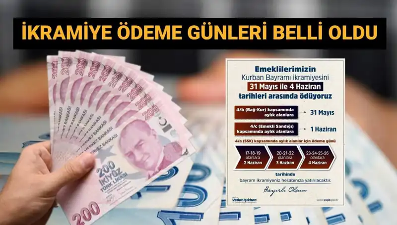 Emeklilere Müjde! Bayram İkramiyeleri Hesaplara Ne Zaman Yatacak?