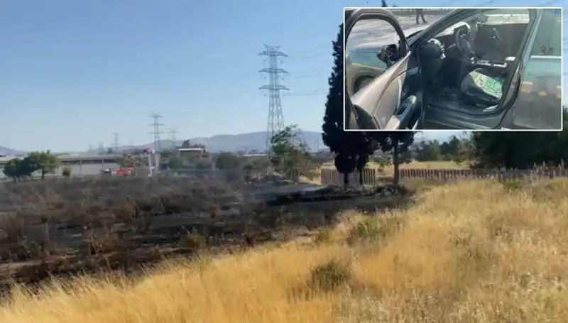 İzmir'deki Otluk Alan Yangını, Korkutucu Bir Şekilde AVM Otoparkına Sıçradı