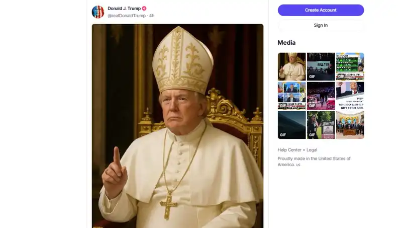 Trump’tan Papalık’a Cesur Mesaj: Sıra Fotoğraflarda mı?