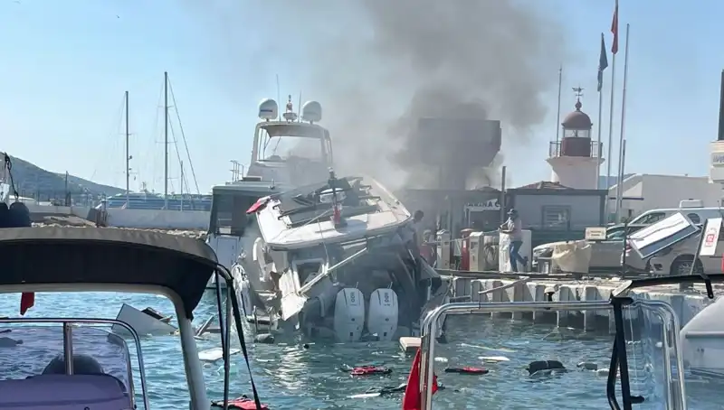 Bodrum'da Teknede Patlama: Tatilcilerin Korkulu Anları