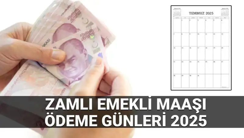 2025’te Emekli Maaşları İçin Ödeme Günleri ve Zamlı Farklar