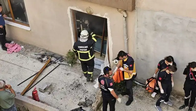 Zonguldak'ta Korkutan Patlama: İki Yaralı, Çok Sayıda Hasar