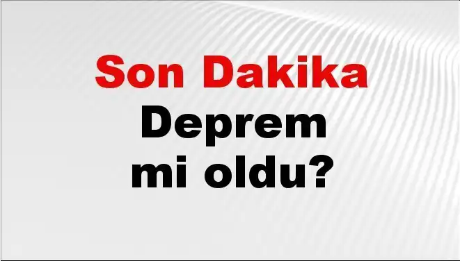 Antalya'da Beklenmeyen Deprem: Son Gelişmeler ve Detaylar