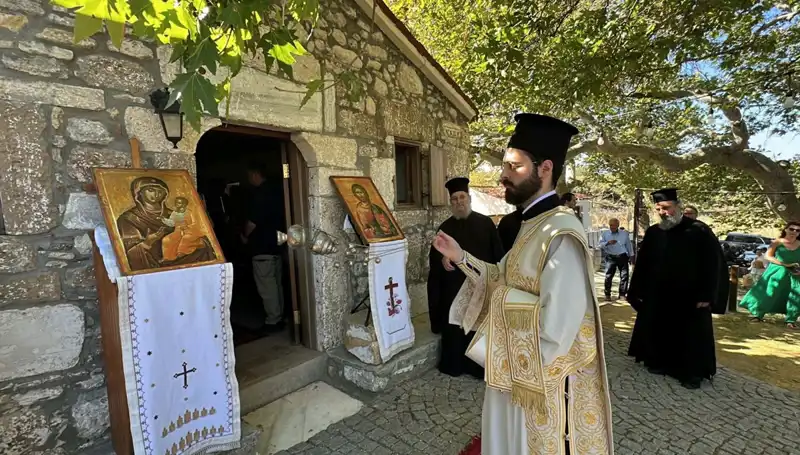 Bozcaada'da Aya Paraskevi Günü Ayini Coşkuyla Gerçekleşti