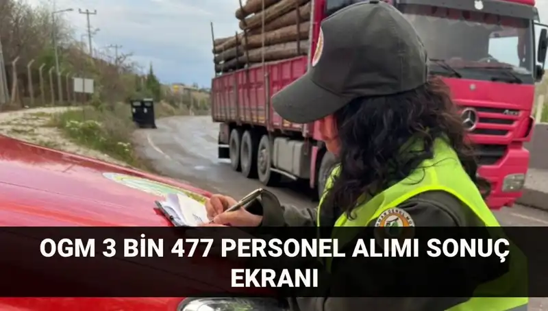 Orman Genel Müdürlüğü 2025 Personel Alımı Sonuçları Açıklandı: 3.477 Kişilik Kontenjan!